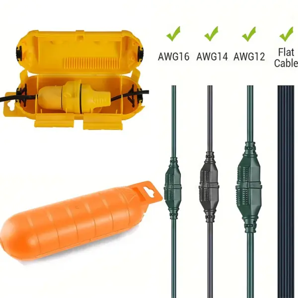 Waterproof Extension Cable Protective Cover - Image 5