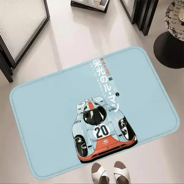 Flannel Welcome Doormat Non-Slip Kitchen Rug - Image 8