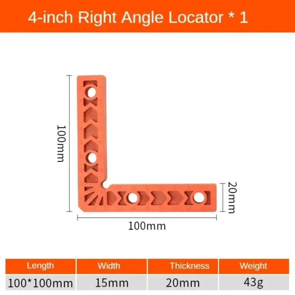 90° Right Angle Ruler Holder Woodworking Tool - Image 9