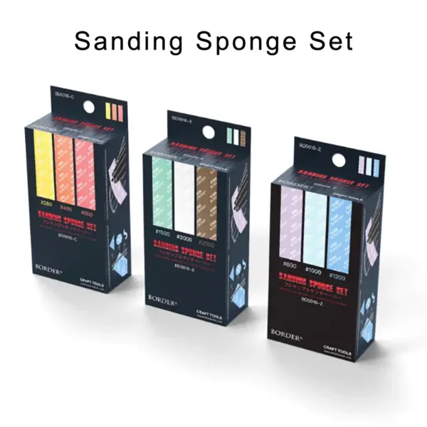 18pcs Fine Coarse Sanding Sponge Set