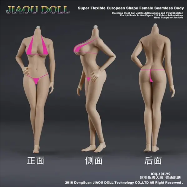 1/6 Scale Flexible Female Body - Large Bust - Image 5