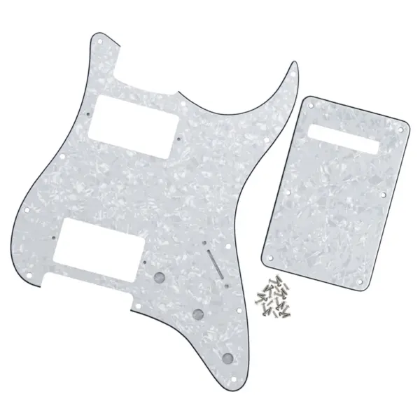 Electric Guitar HH Pickguard Set with Screws - Image 8