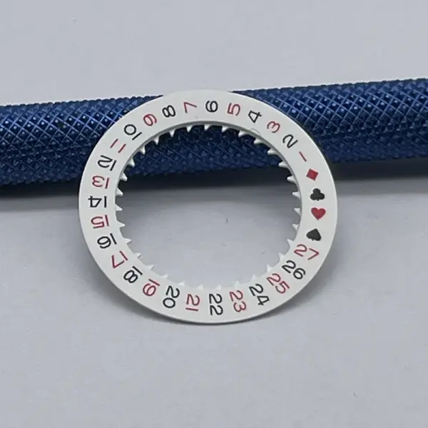 NH35 Date Wheel Disc Red-Black Design - Image 4