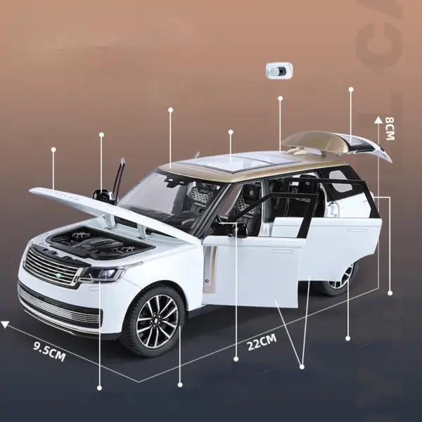 1:24 Land Rover Range Rover SV Model Car - Image 3