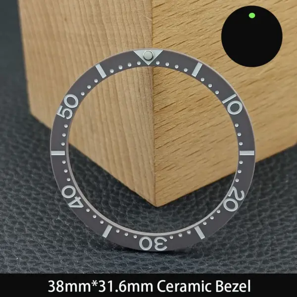 Luminous Ceramic Bezel Insert 38mm Watch Part - Image 13