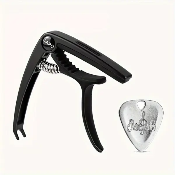 3 in 1 Zinc Alloy Guitar Capo and Plectrum - Image 8