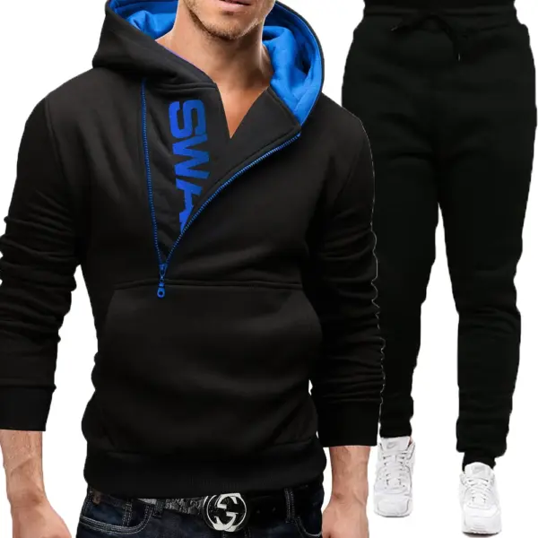 Men's Hooded Sportswear Set for Fall/Winter - Image 10