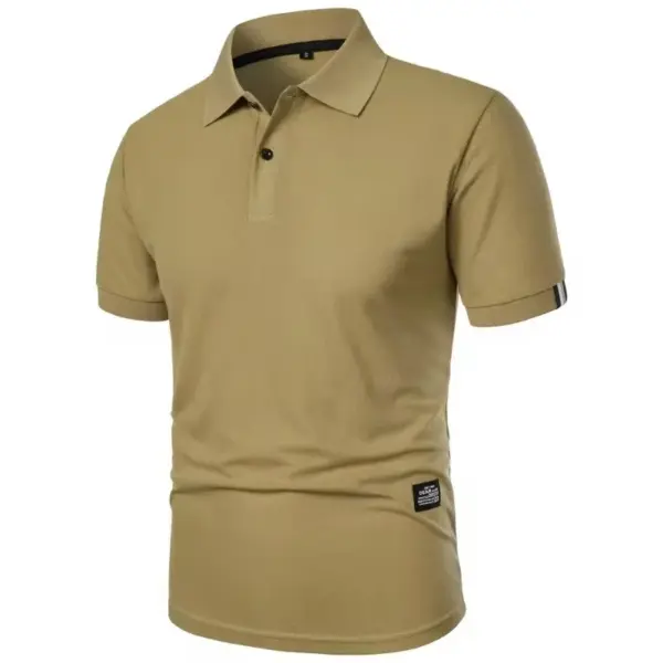 Men's Casual Short Sleeve Polo Shirt - Image 5