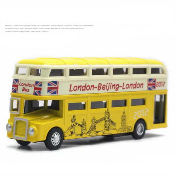 London Double Decker Bus Diecast Model - Image 7