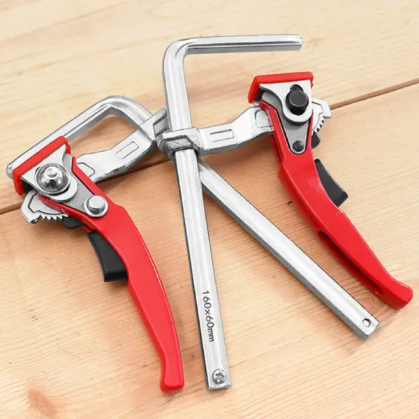 Track Saw Guide Rail Clamp for Woodworking