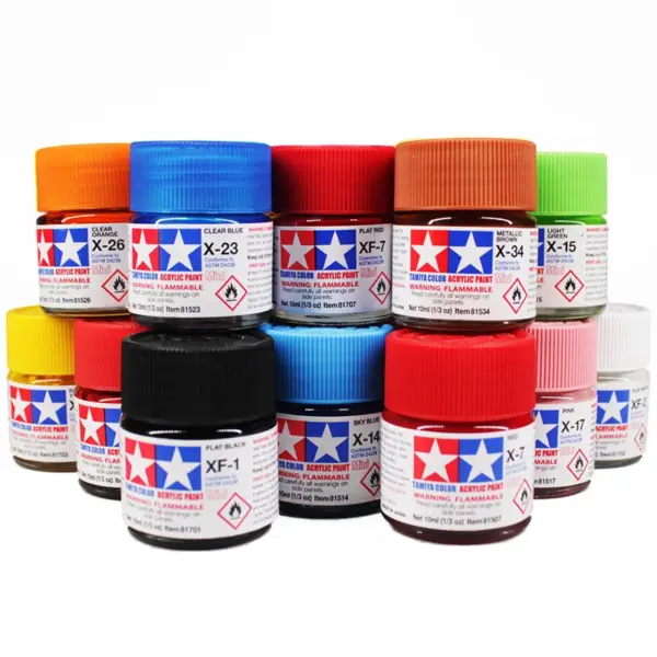 10ml Tamiya Water-Based Flat Acrylic Paint Set - Image 5