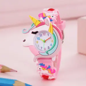 Children's Unicorn Rainbow Cartoon Watch A1606 11 S12bec3f95fce4a99b6598b4f3b96a2b4e