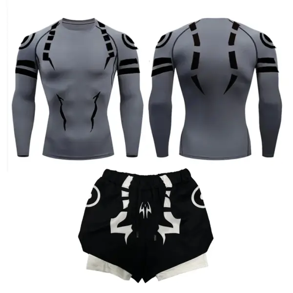 Jujutsu Kaisen Men's Compression Workout Set - Image 9