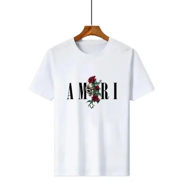 Retro Graphic Print Cotton T-shirt for Women - Image 4