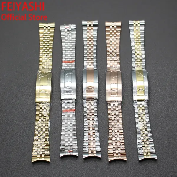 20mm Stainless Steel Men's Watch Strap - Image 6