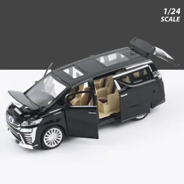 1:24 Alloy Toyota Vellfire Diecast Model - Image 7