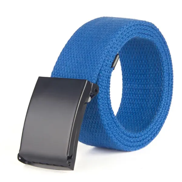 Unisex Nylon Canvas Casual Belt 120cm - Image 15