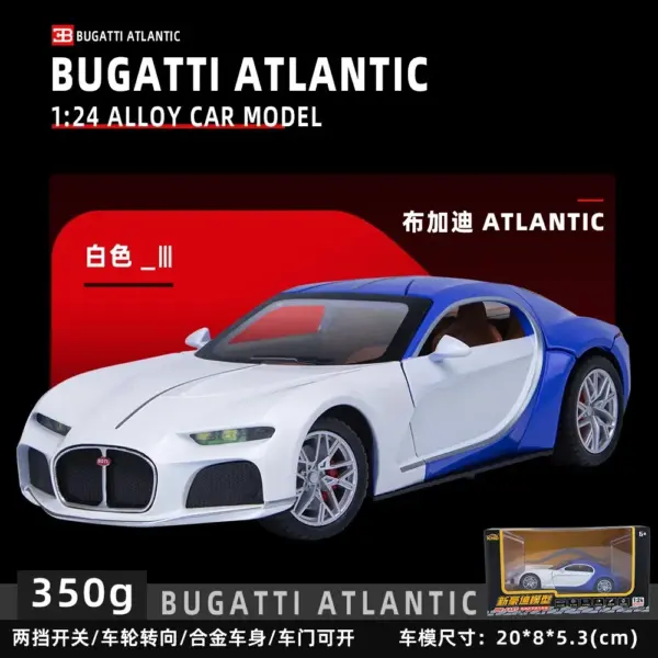 1:24 Bugatti Atlantic Diecast Model Car - Image 11