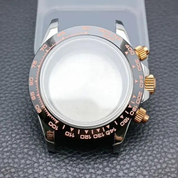 39.3mm Stainless Steel Watch Case for VK63 - Image 42