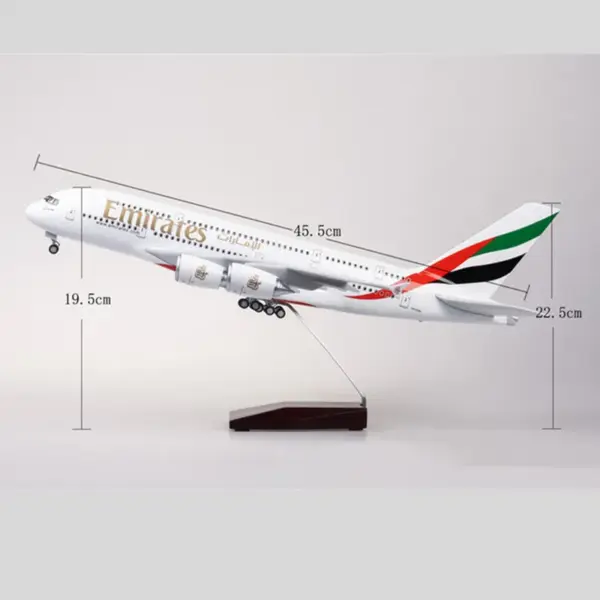 Diecast A380/B777 Emirates Airways Model Plane - Image 4