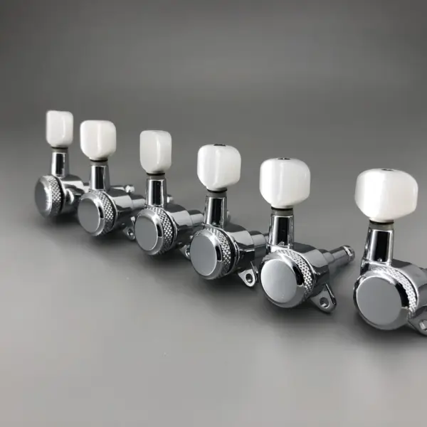 Chrome Locking Guitar Tuning Pegs 1:18 Ratio - Image 4