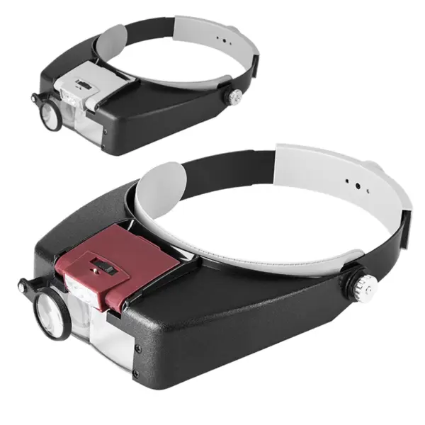 Head-Mounted LED Magnifier 1.5X to 10X - Image 2