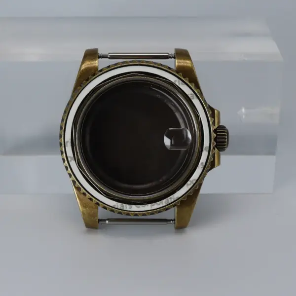 Bronze Retro 40mm Men's Watch Case Parts - Image 3