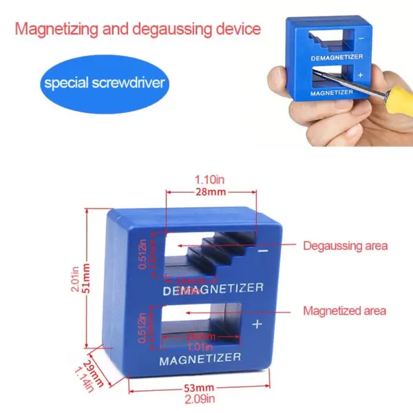 Two-in-One Magnetizer and Demagnetizer Tool - Image 4