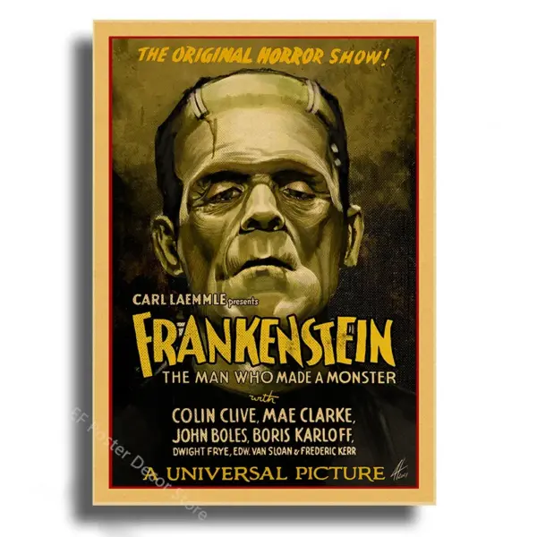 Monsters Movie Poster Vintage Home Decor - Image 24
