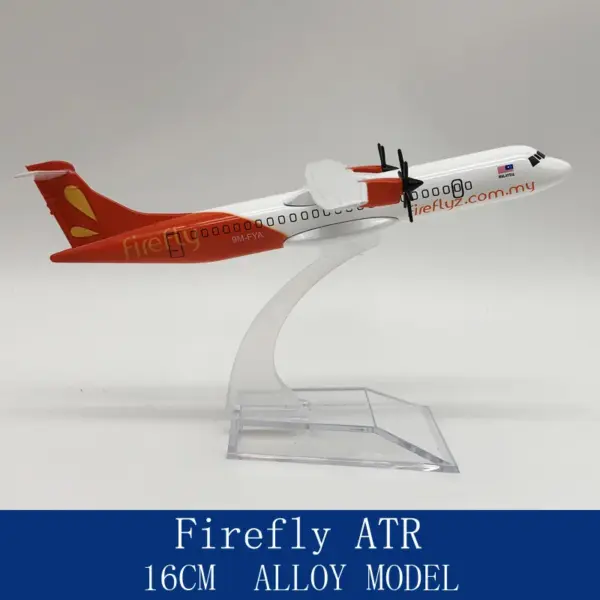 1:400 Scale Diecast Alloy ATR-72 Airplane Model