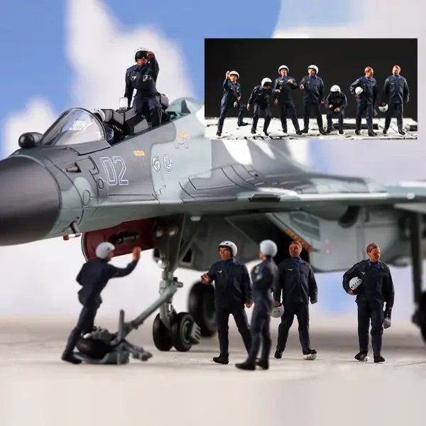 1/72 Scale Russian Air Force Pilot Figures Set