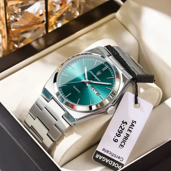 Luxury Quartz Men's Sports Watch Waterproof - Image 2