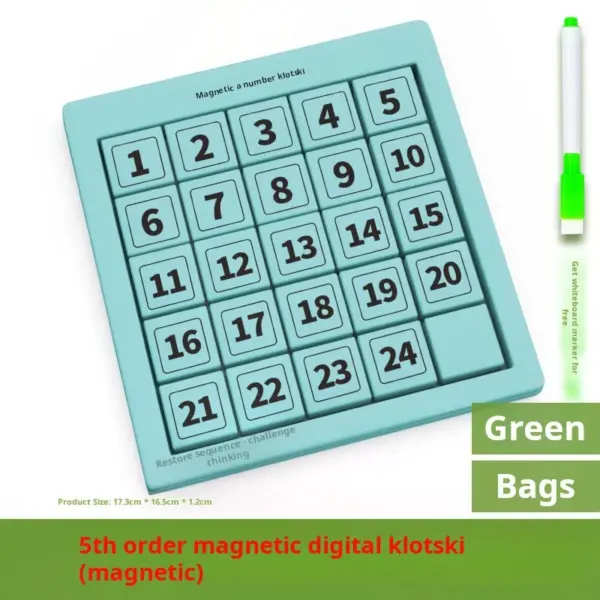 Magnetic Huarong Road Puzzle for All Ages - Image 8