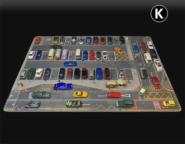 1:64 Scale City Scene Parking Mat 80x55cm - Image 21