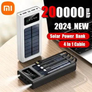 Xiaomi 200000mAh Solar Power Bank with Cables