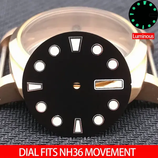 28.5mm Luminous Watch Dial for NH35/NH36 - Image 10