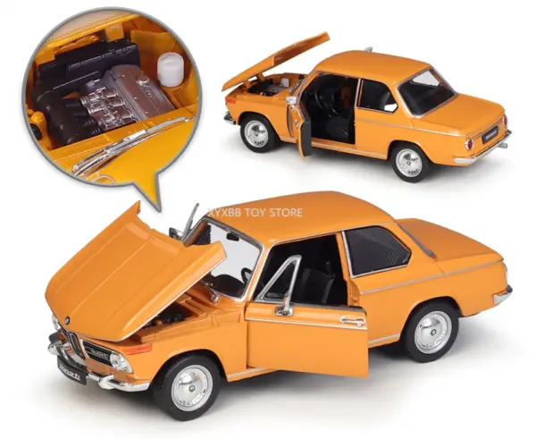 BMW 2002 Ti Diecast Model Car 1:24 Scale - Image 3