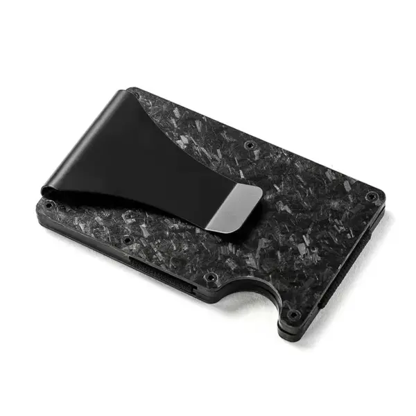 Forged Carbon Fiber RFID Card Holder Wallet