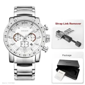 MEGIR 3008G Men's Quartz Luminous Watch 16 S1682f3a2802445fcb29ddda7c3342e64z