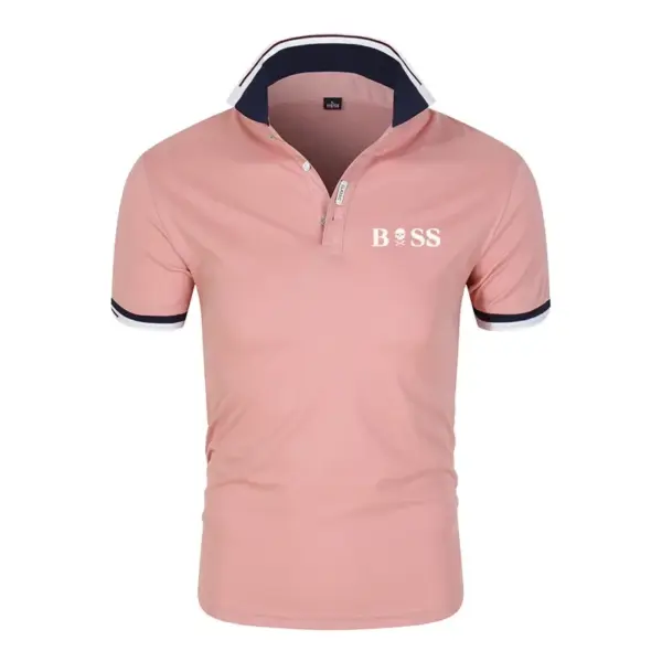 Men's Quick-Drying Short-Sleeved Polo Shirt - Image 4