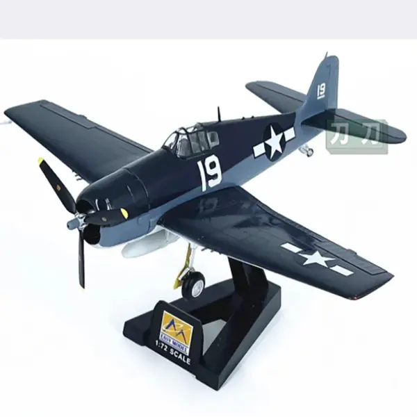 1:72 Scale American F6F Fighter Model - Image 4