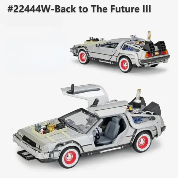 WELLY 1:24 Diecast DMC-12 DeLorean Model - Image 5