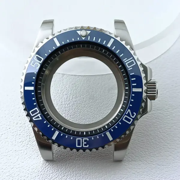 Stainless Steel GMT Watch Case 40.5mm