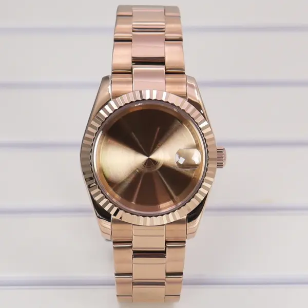 Rose Gold Luxury Watch Cases for Seiko Miyota - Image 9
