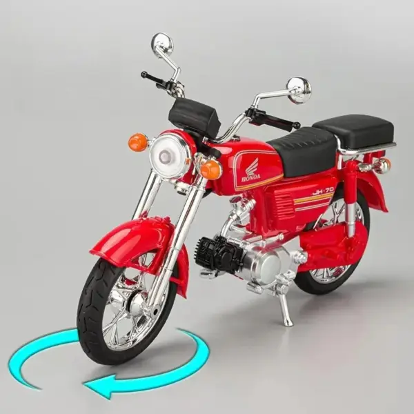 1:12 Honda JiaLing JH70 Diecast Motorcycle Model - Image 4