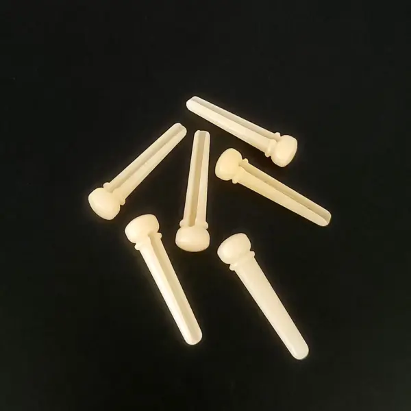 6pcs Natural Bone Guitar Bridge Pins Set - Image 4