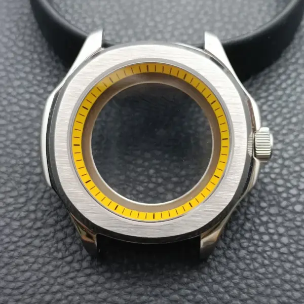 39.5mm Stainless Steel Watch Case with Sapphire Glass - Image 48