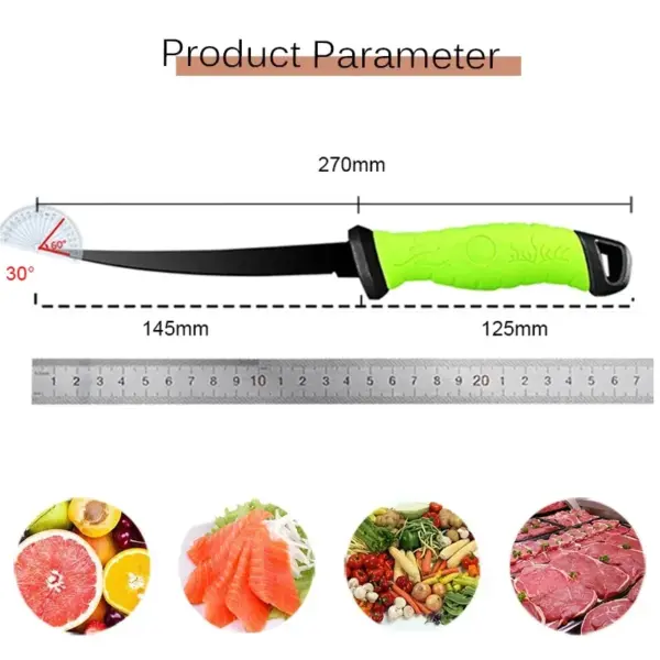 6 Inch Stainless Steel Fishing Fillet Knife - Image 6