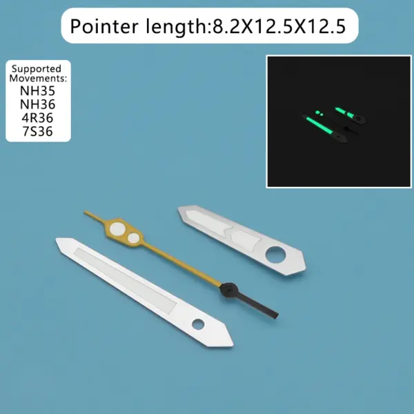 Modified Watch Hands for NH35 NH36 4R36 7S26 - Image 9