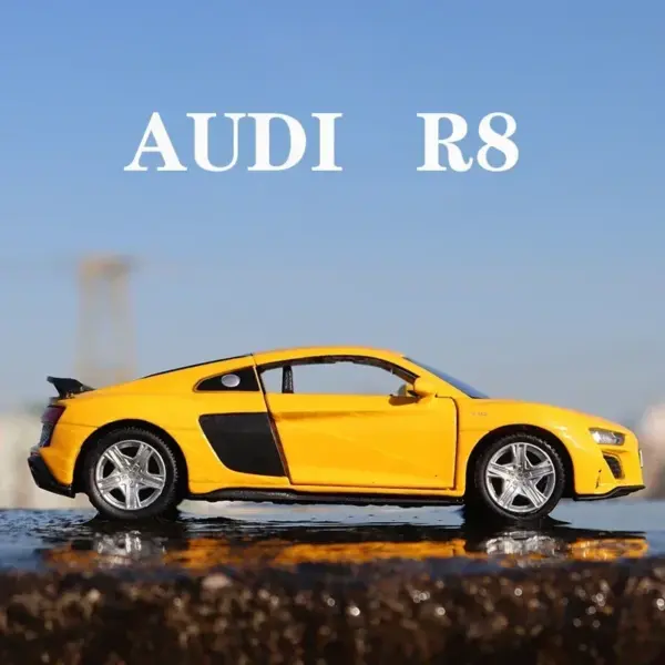 1:36 Audi R8 Diecast Alloy Car Model - Image 2